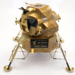 Buzz Aldrin's Apollo 11 Cartier solid gold Lunar Module replica, sold by RR Auction