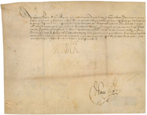 Mary, Queen of Scots, signed document RR Auction
