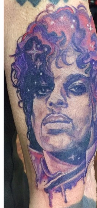 Prince collector April Morrison tattoo RR Auction