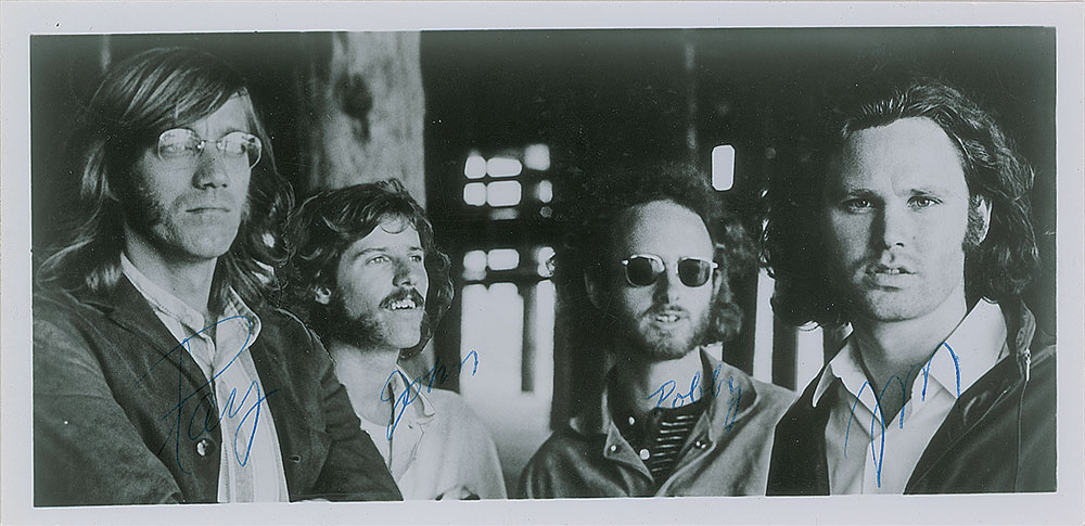 Signed photograph The Doors RR Auction