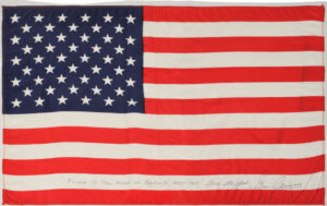 Gen. Tom Stafford's Apollo 10 Lunar Orbit Flown American Flag RR Auction