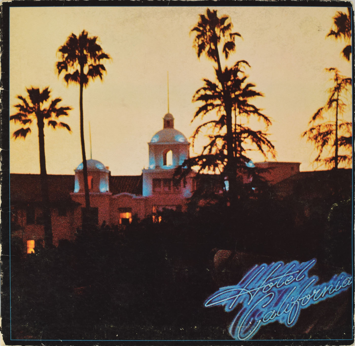 autograph Eagles "Hotel California" album, signed by Don Henley, Glenn Frey, Joe Walsh, Don Felder and J.D. Souther John Brennan Collection RR Auction