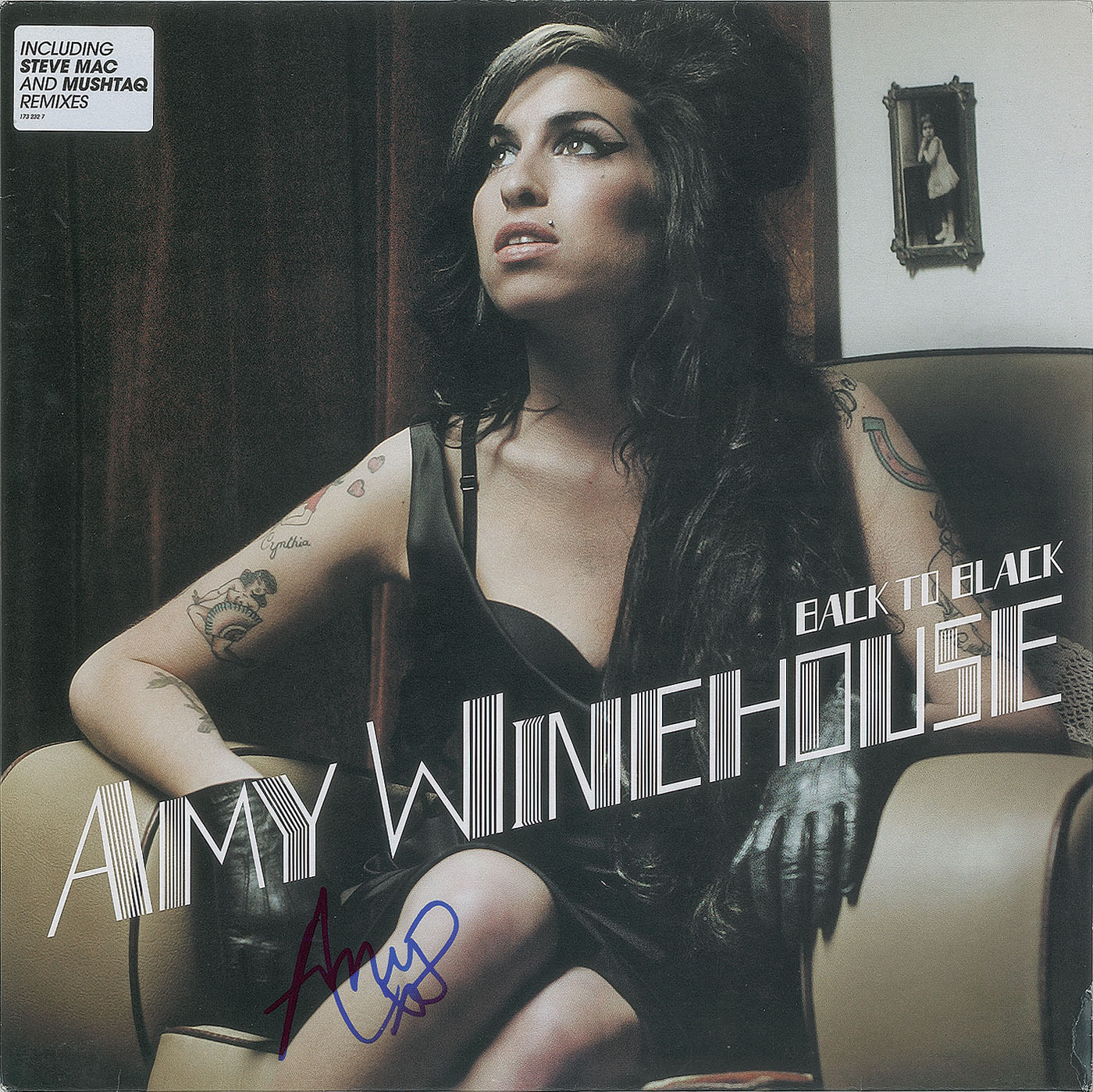 Autographed Amy Winehouse "Back to Black" album John Brennan Collection RR Auction