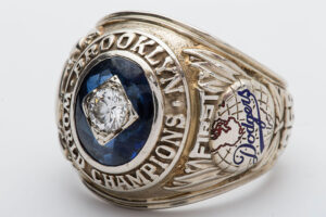 1955 Brooklyn Dodgers World Championship Ring RR Auction