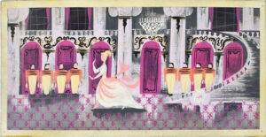 Mary Blair concept painting from Cinderella. Offered by RR Auction.