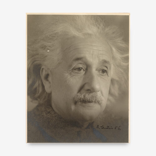 Albert Einstein Signed Photo