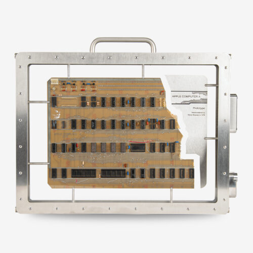 Apple-1 Computer Prototype in a metal case