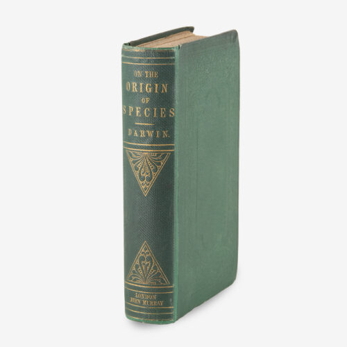 Rare first edition of On the Origin of Species by Charles Darwin