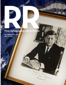 May 2024 Fine Autograph and Artifact Auction Cover